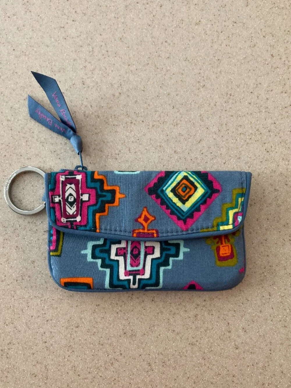Vera Bradley Zip ID Case Coin Purse in Painted Medallions